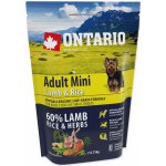 Ontario Adult Mini Lamb & Rice 0,75 kg – Hledejceny.cz