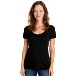 Kojicí tričko Kateřina krátký rukáv černé – Hledejceny.cz