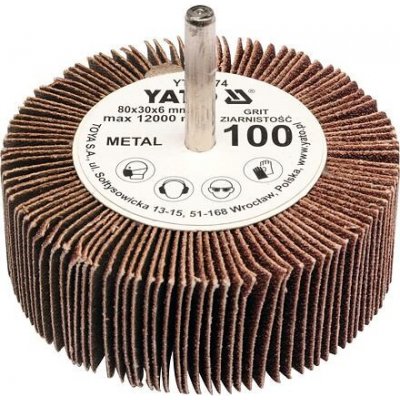 Yato Lamelový kotouč 80 x 30 x 6 mm K40 YT-83371 – Sleviste.cz