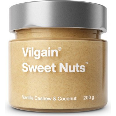 Vilgain Sweet Nuts Kešu a kokos s vanilkou 200 g – Zbozi.Blesk.cz