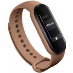 Xiaomi Mi Band 5/6 náhradní náramek Jednobarevný Hnědá MBS5-HNE – Zboží Mobilmania