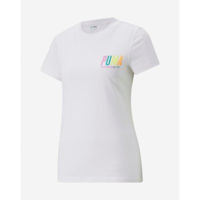 PUMA SWxP Graphic Tee bílé – Zboží Mobilmania