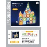 RKToys Magnetická stavebnice 3D s podsvícením – 75 kostek – Sleviste.cz