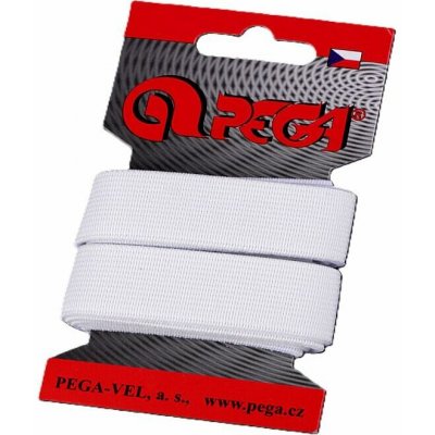 Pruženka hladká 20 mm (1,5 m) barva 5 bílá – Zboží Dáma