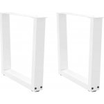 Omaxi 957949 Nohy konferenčního stolku ve tvaru V 2 ks bílé 50 x 42-43,3 cm ocel – Hledejceny.cz