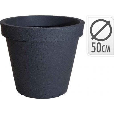 PROGARDEN Květináč beton 50 cm antracit