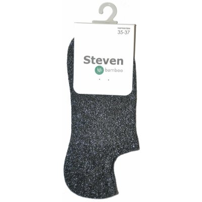 Steven dámské ponožky art.100 Bamboo Lurex černá