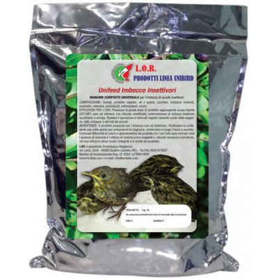 L.O.R. Unifeed imbecco Insettivori 1 kg – Zboží Mobilmania