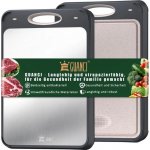 Krájecí prkénko GUANCI do kuchyně, oboustranné krájecí prkénko z nerezové oceli 304, potravinářská – Zboží Dáma