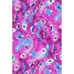 Papír Décopatch 1ks Růžovo-modrá peříčka – Zbozi.Blesk.cz