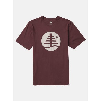 Burton FAMILY TREE ALMANDINE pánské tričko s krátkým rukávem – Zboží Mobilmania