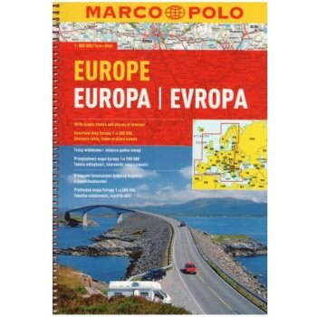 Evropa-Europa atlas spirála 1:800 000 Marco Polo - Marco Polo