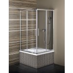 Polysan CARMEN sprchová čtvercová zástěna 800x800x1650mm, čiré sklo – Zboží Dáma