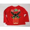 Dětské tričko chlapecké tričko Bing dl. rukáv červené