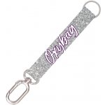 Šňůrka na krk KARTON P+P Krátká s karabinkou Silver glitter 6 72526 – Sleviste.cz
