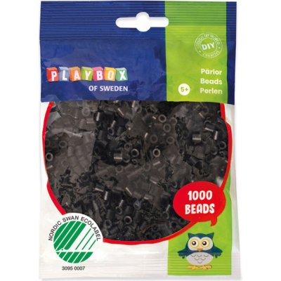 Playbox Zažehlovací korálky, 1000ks - černé – Zbozi.Blesk.cz