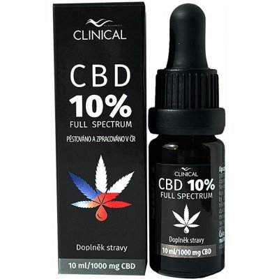Clinical CBD 10% Full Spectrum 1000 mg 10 ml – Zbozi.Blesk.cz