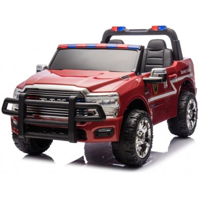 mamido Elektrické hasičské autíčko RAM 3500 červená – Zboží Mobilmania