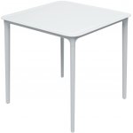 Ferne Plastový zahradní stůl 77,5 x 77,5 x 74,5 cm Bílý 344151 – Hledejceny.cz