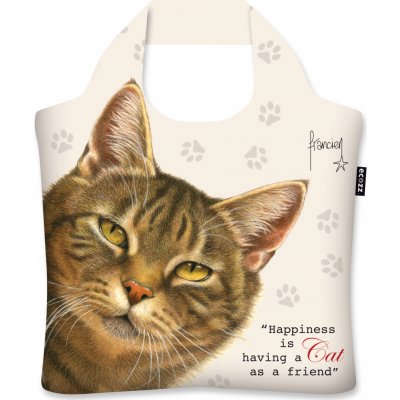 ECOZZ nákupní taška Silver collection Francien´s Cat