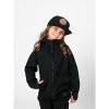 Dětská sportovní bunda Drexiss bunda s fleecem black