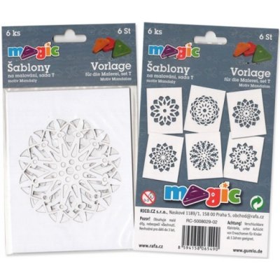 Rafa Papírové šablony Magic sada TMANDALY – Sleviste.cz