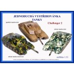 Jednoduchá vystřihovánka Tanky - Challenger 2 – Zboží Dáma