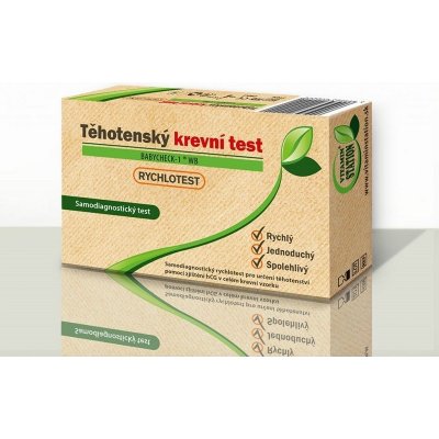 Vitamin Station Rychlotest Těhotenský krevní test 1 ks – Zbozi.Blesk.cz