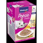 Vitakraft Poésie Création kuře, krůta, hovězí v omáčce 6 x 85 g – Sleviste.cz