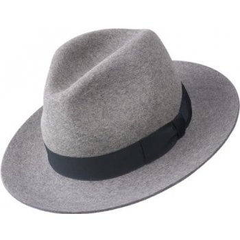 Fedora Hückel Classis světle šedý melanž 1580 12252/16AF