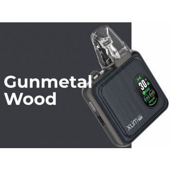 OXVA Xlim SQ Pro Pod Kit 1200 mAh Gunmetal Wood 1 ks