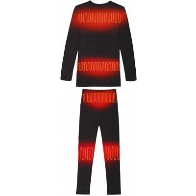 Bezdoteku vyhřívané termoprádlo Savior dámské černé – Zboží Mobilmania