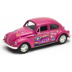 Welly Volkswagen Beetle modelrůžový duhový 1:34 – Hledejceny.cz