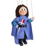 Mašek umělecká výroba Loutka dřevěná Středověký princ 20 cm – Sleviste.cz