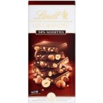 Lindt Les Grandes hořká čokoláda s lískovými ořechy 150 g – Sleviste.cz