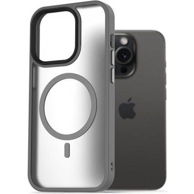 AlzaGuard Matte Case Compatible with Magsafe pro iPhone 15 Pro šedý AGD-PCMM18E – Zboží Živě