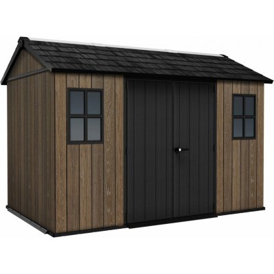 Keter Apex 7,5 x 11 Walnut, s podlahou, 612045 – Zboží Dáma