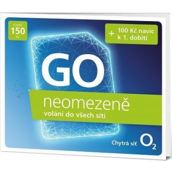 O2 150 Kč GO neomezeně