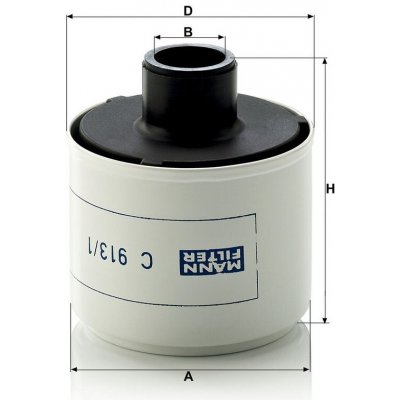 MANN-FILTER Vzduchový filtr MANN C913/1 (MF C913/1) – Hledejceny.cz