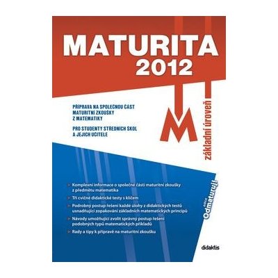 Maturita 2012 Matematika – Zboží Mobilmania
