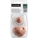 Suavinex dudlík anatomický silikon 2 ks Birdies růžová – Zboží Dáma