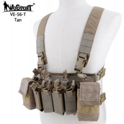 Wosport Taktický Chest rig D3CRX Pískový