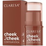 Claresa Cheek 2 Cheek Bronzer v tyčince 02 Milk Choco 6 g – Zboží Dáma