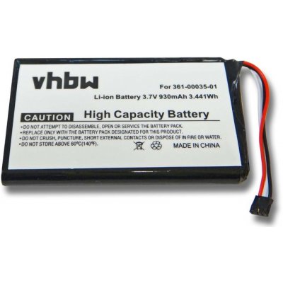 VHBW Baterie pro Garmin Nüvi 1200 / 1250 / 1260, 930 mAh - neoriginální