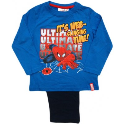 Spiderman chlapecké pyžamo modrá