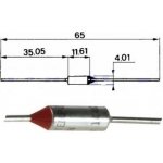 Tepelná pojistka 192C axiál. nevratná 10A/250V CE – HobbyKompas.cz