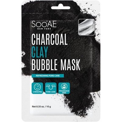 Soo´ae Bublinková maska z uhlí a jílu 10 g