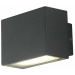 FAN LED-W-AGERA-90 AKCE - Venkovní nástěnné svítidlo LED AGERA černá hliník 2x3 W 680 lm 3000/4000 K IP54 7 x 18 x 6,5 - FANEUROPE – Hledejceny.cz