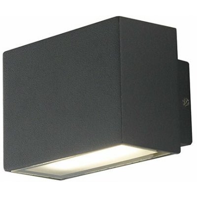 FAN LED-W-AGERA-90 AKCE - Venkovní nástěnné svítidlo LED AGERA černá hliník 2x3 W 680 lm 3000/4000 K IP54 7 x 18 x 6,5 - FANEUROPE – Hledejceny.cz