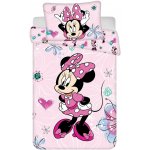 Jerry Fabrics Disney povlečení Minnie Flowers 02 baby 100 x 135 40 x 60 cm – Sleviste.cz
